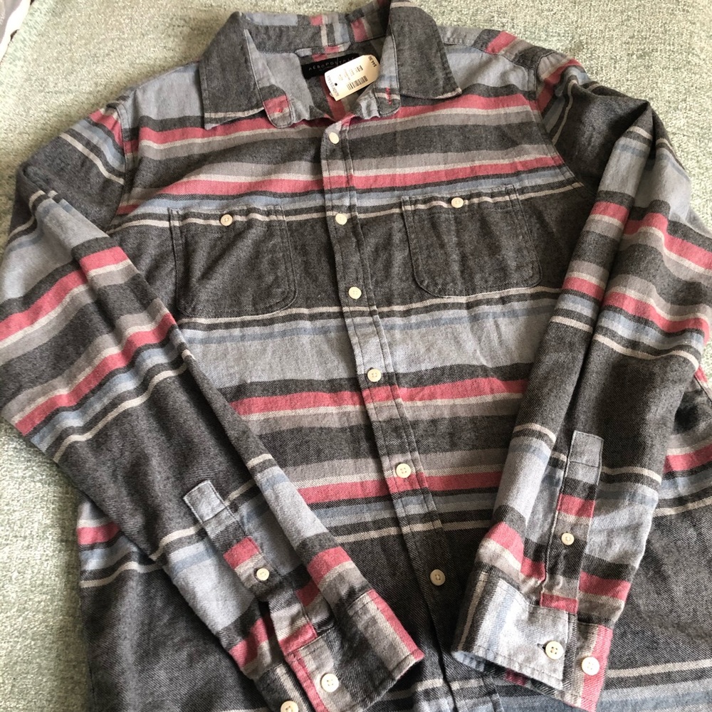 NWT- Button down flannel